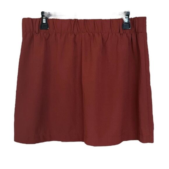 Joe B. by Joe Benbasset Double-Breasted Mini Skirt. Rust Color. Size X-Large. - Picture 3 of 6